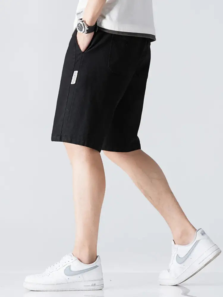 Men’s Drawstring Denim Shorts