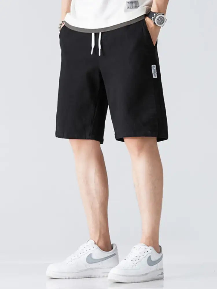 Men’s Drawstring Denim Shorts