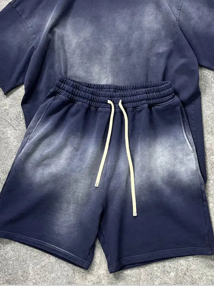 Men’s Drawstring Gradient Shorts