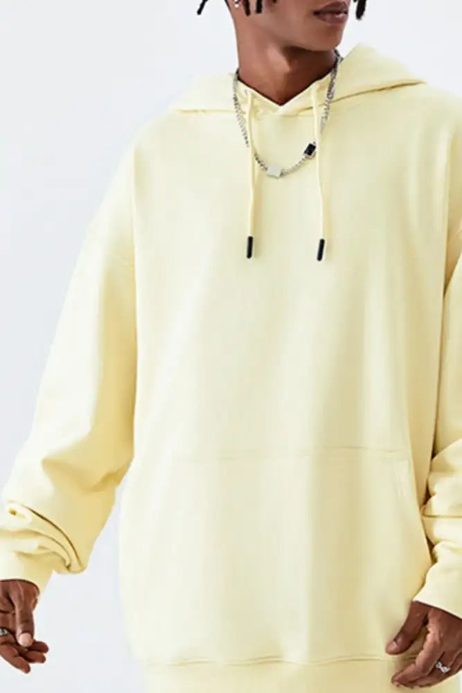 Men’s Drawstring Kangaroo Pocket Hoodie