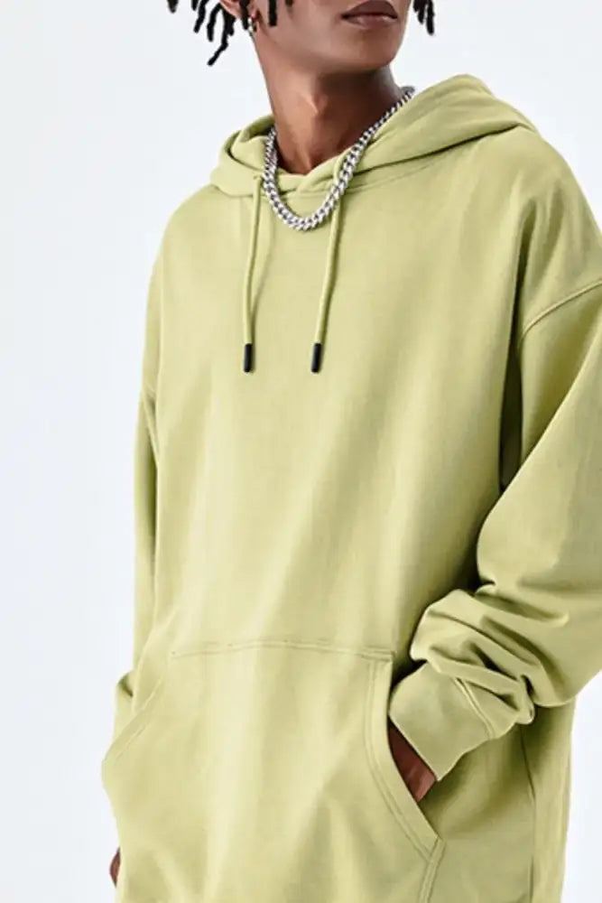 Men’s Drawstring Kangaroo Pocket Hoodie