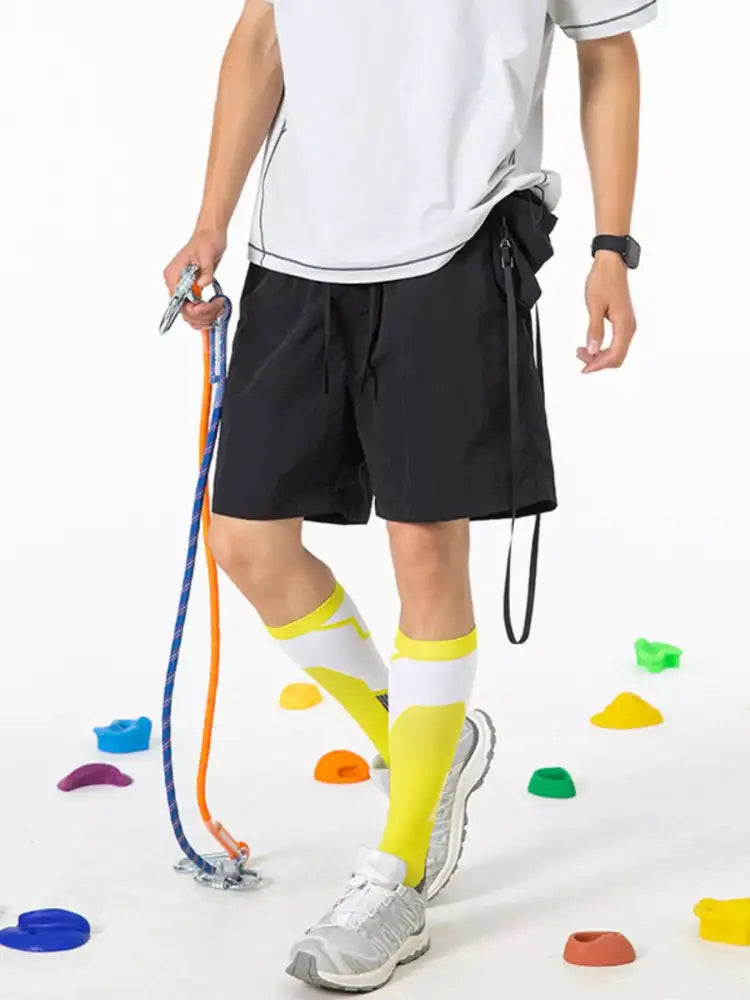 Men’s Drawstring Pocketed Active Shorts