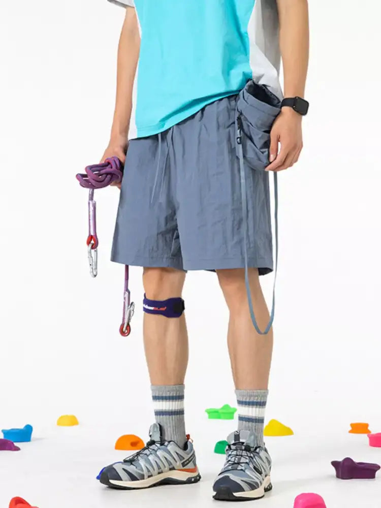 Men’s Drawstring Pocketed Active Shorts