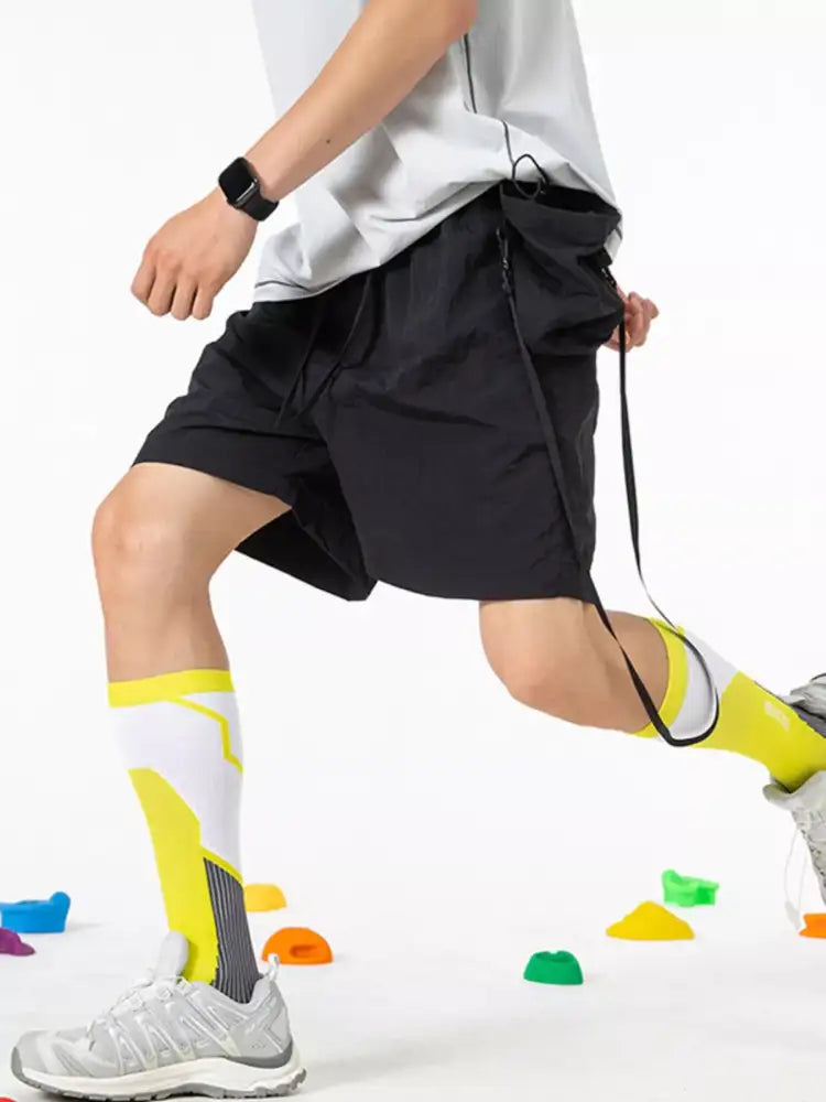 Men’s Drawstring Pocketed Active Shorts