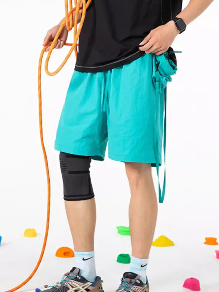 Men’s Drawstring Pocketed Active Shorts
