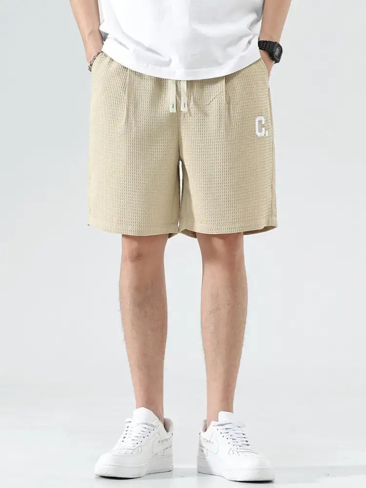 Men’s Drawstring Pocketed Shorts