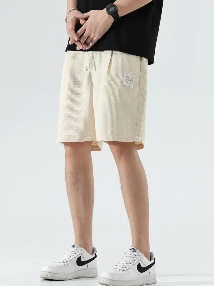 Men’s Drawstring Pocketed Shorts
