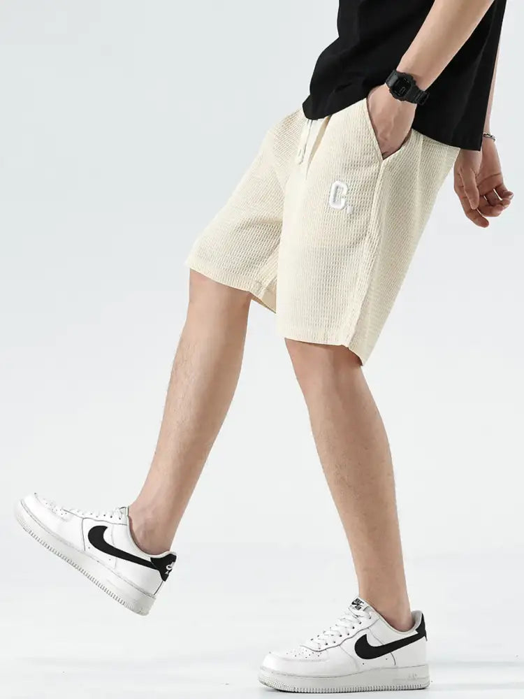 Men’s Drawstring Pocketed Shorts