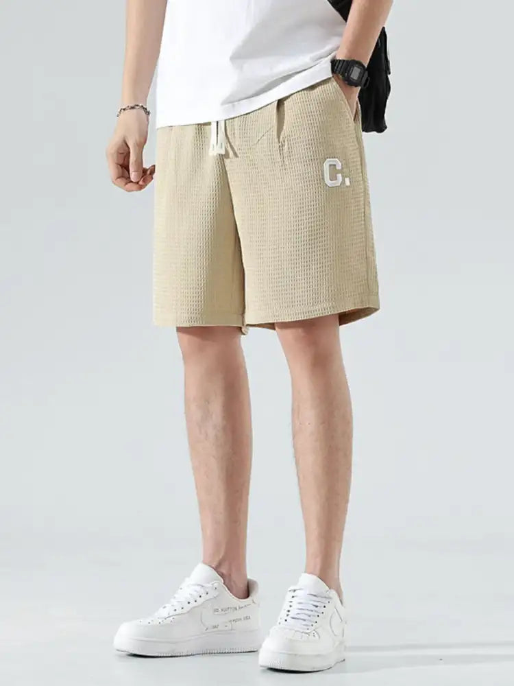 Men’s Drawstring Pocketed Shorts