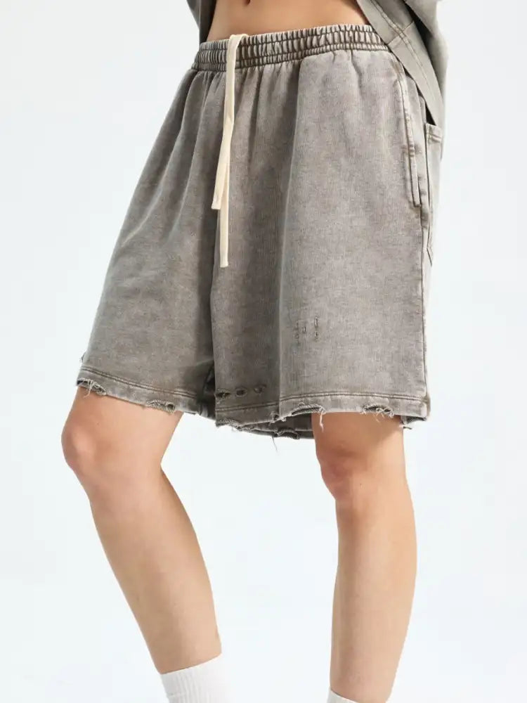 Men’s Drawstring Pocketed Shorts