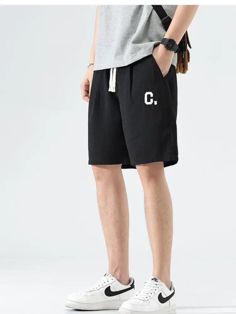Men’s Drawstring Pocketed Shorts
