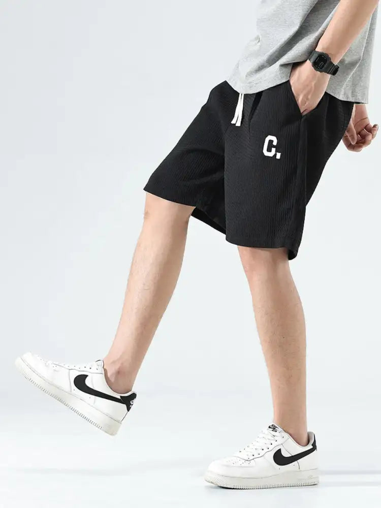 Men’s Drawstring Pocketed Shorts