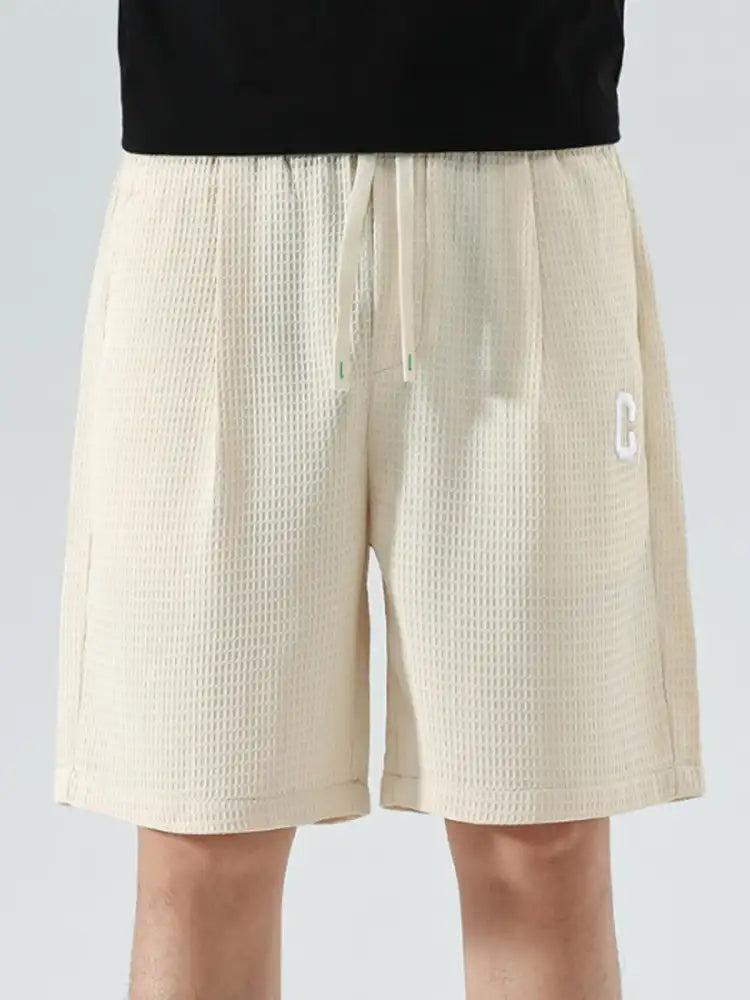 Men’s Drawstring Pocketed Shorts
