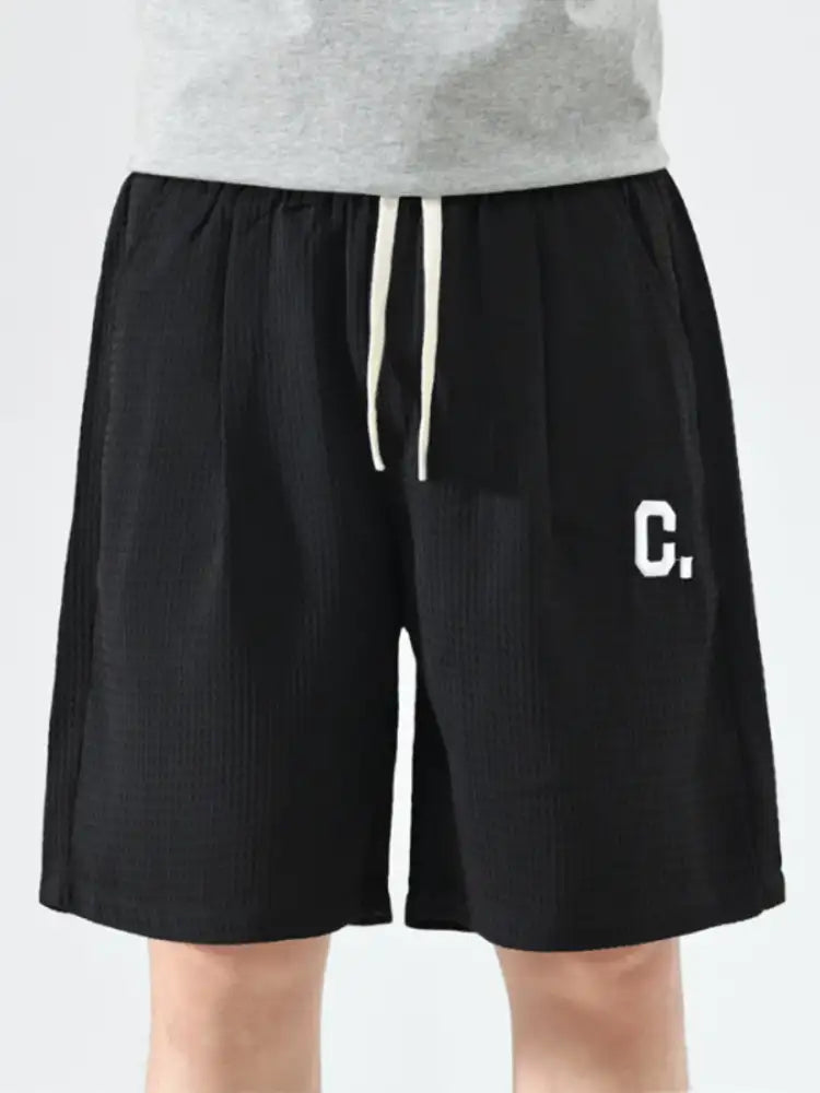 Men’s Drawstring Pocketed Shorts
