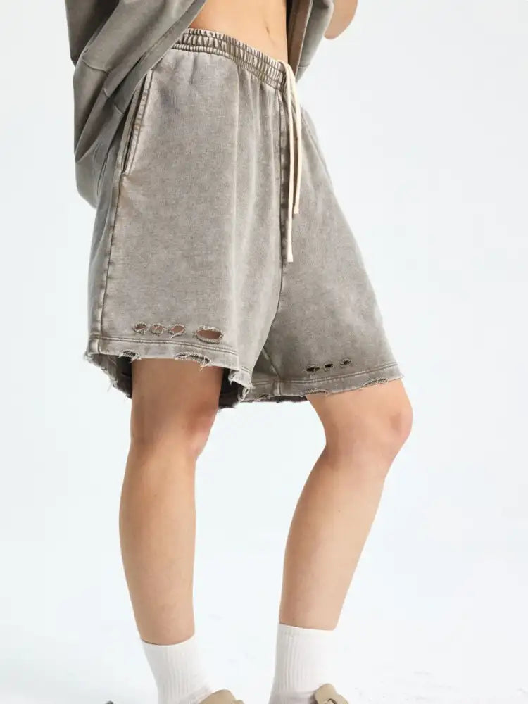 Men’s Drawstring Pocketed Shorts