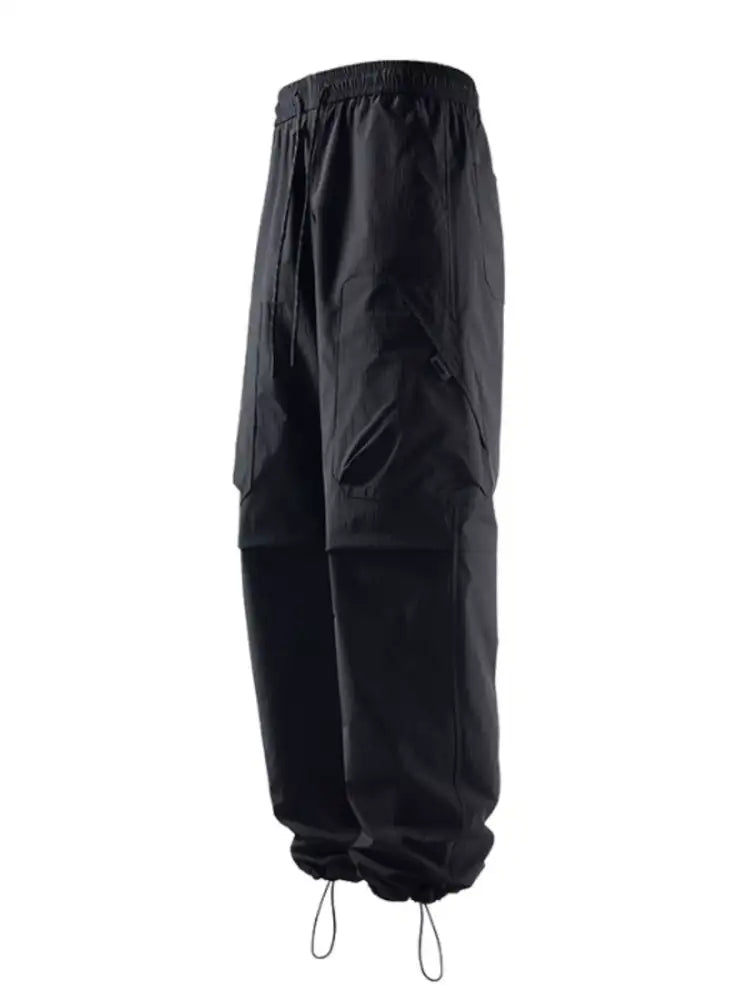 Men’s Drawstring Wide Leg Pants