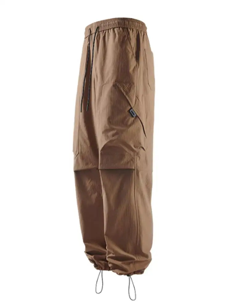 Men’s Drawstring Wide Leg Pants