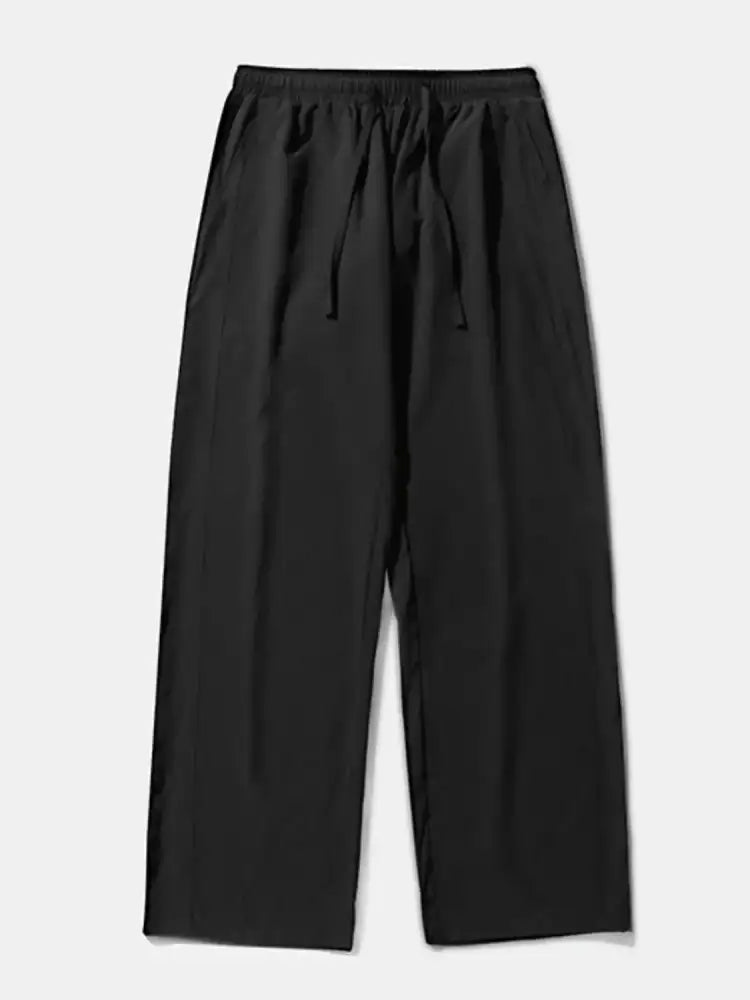 Men’s Drawstring Wide Leg Pants