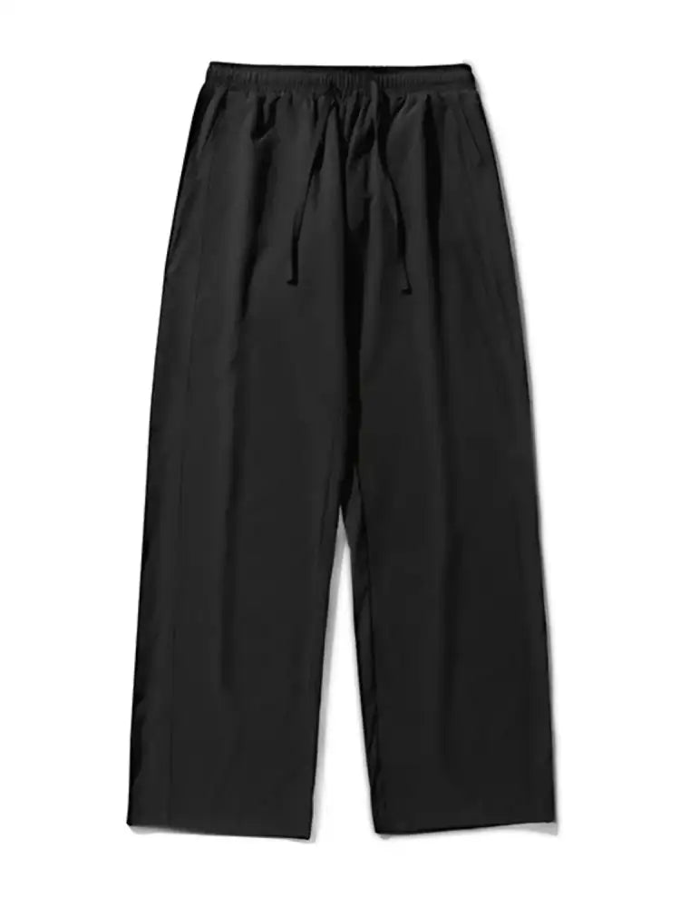 Men’s Drawstring Wide Leg Pants
