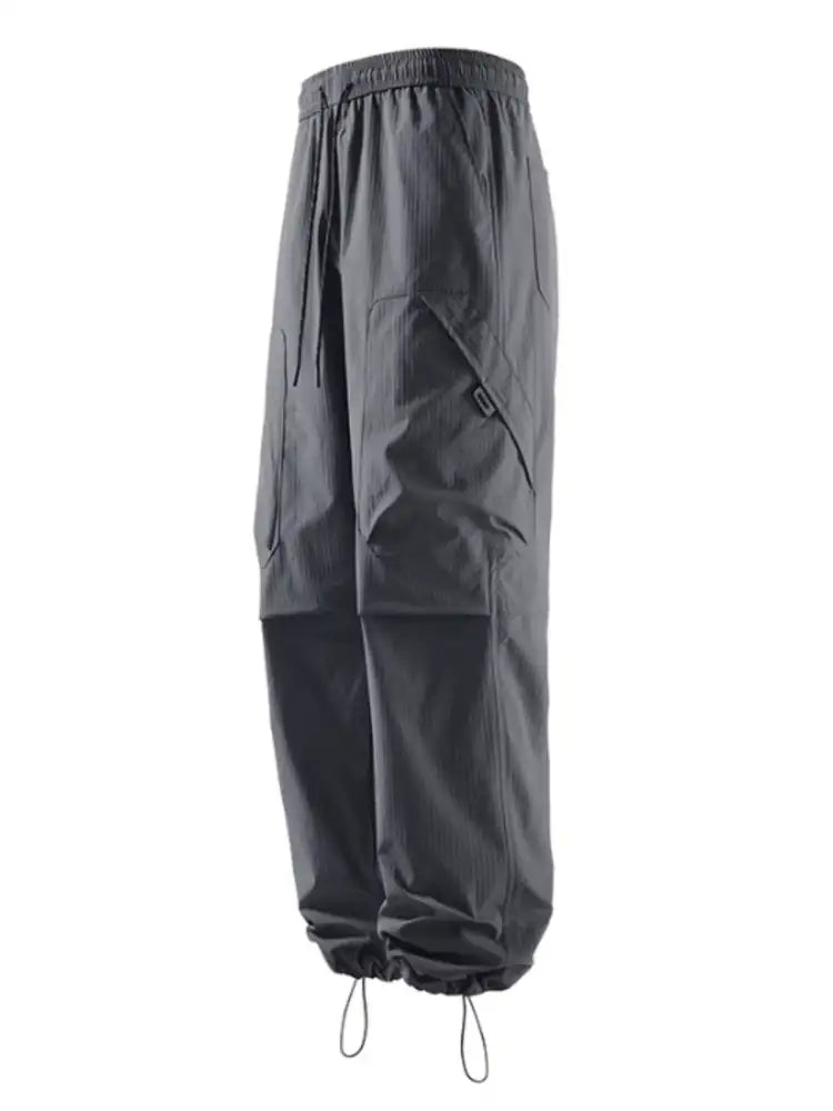 Men’s Drawstring Wide Leg Pants