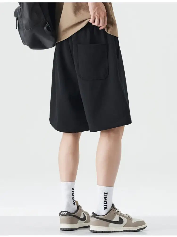 Men’s Drawstring Wide Leg Shorts