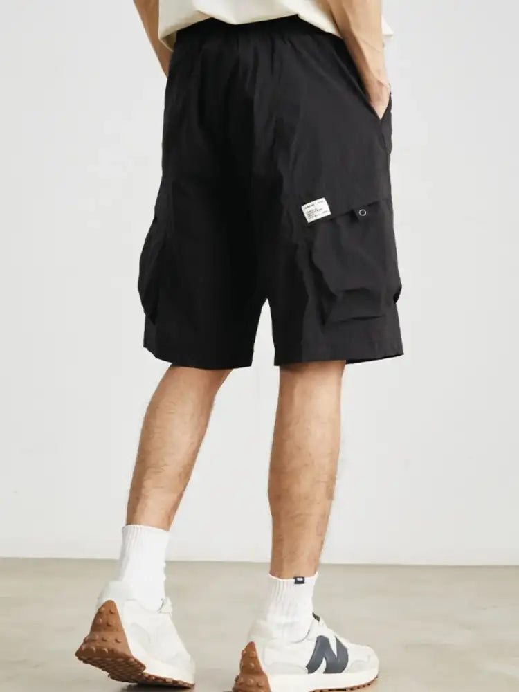 Men’s Drawstring Wide Leg Shorts