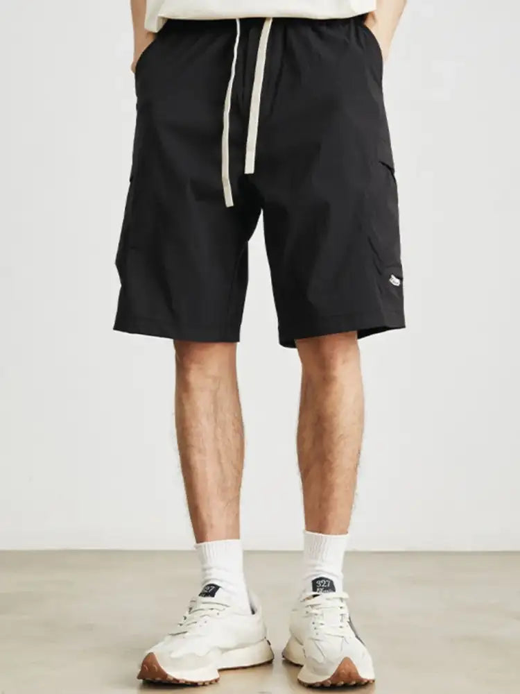 Men’s Drawstring Wide Leg Shorts