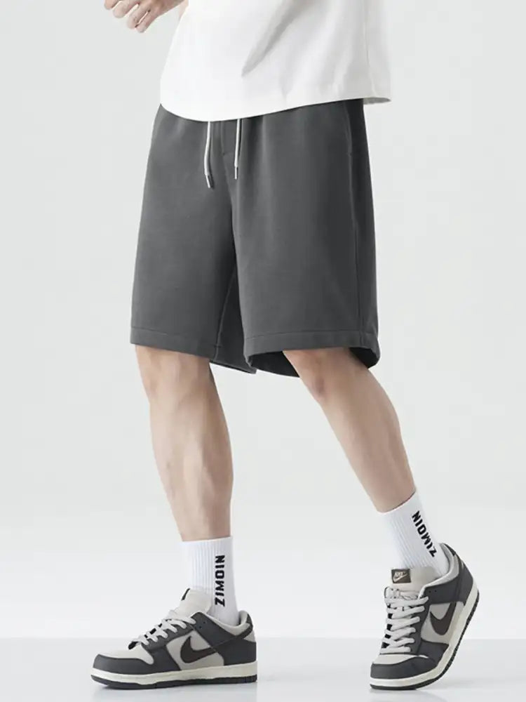 Men’s Drawstring Wide Leg Shorts