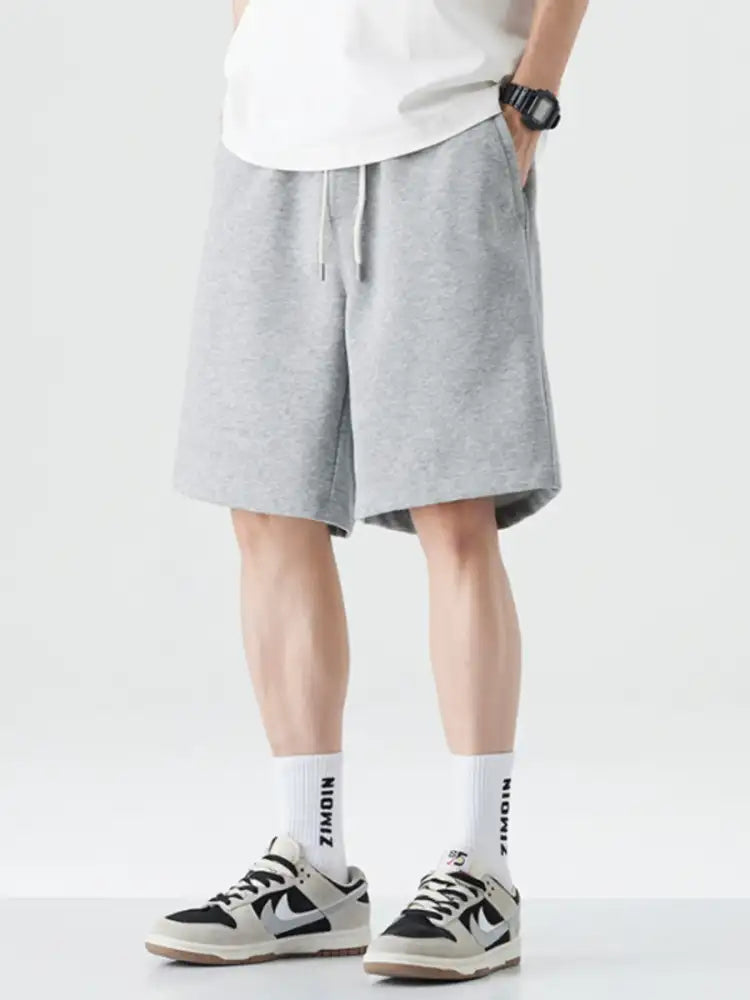 Men’s Drawstring Wide Leg Shorts