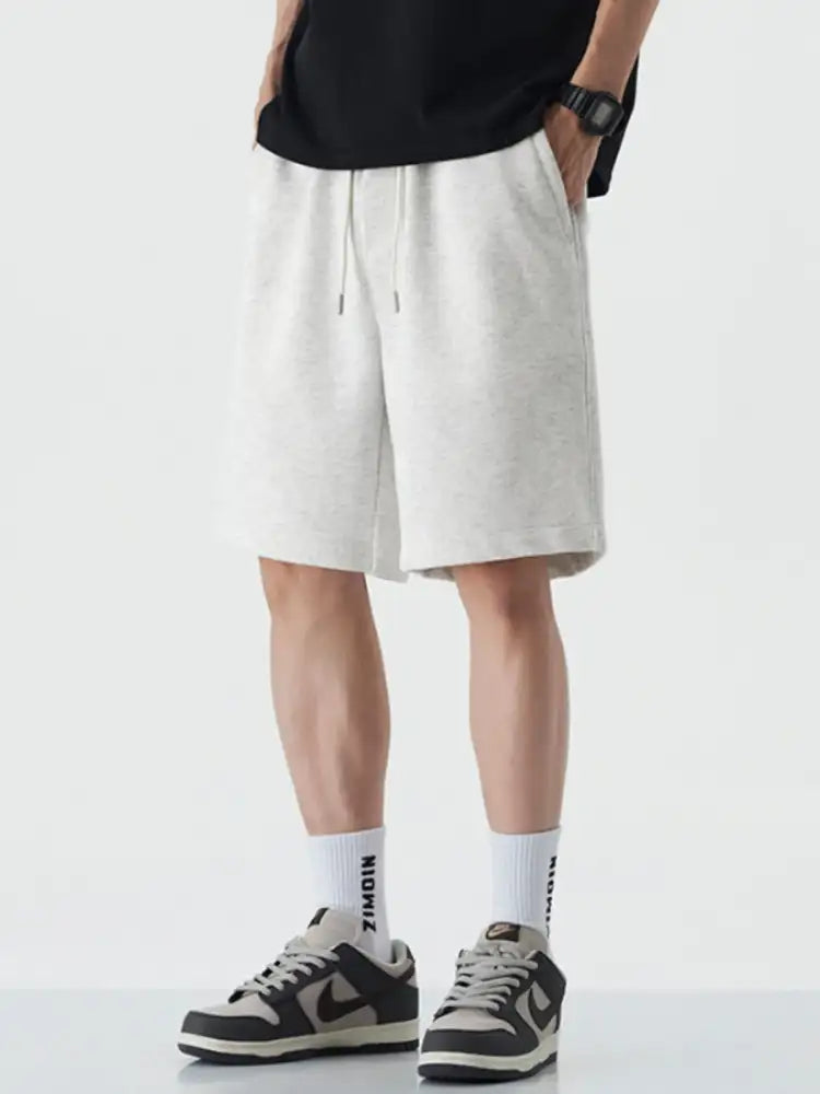 Men’s Drawstring Wide Leg Shorts