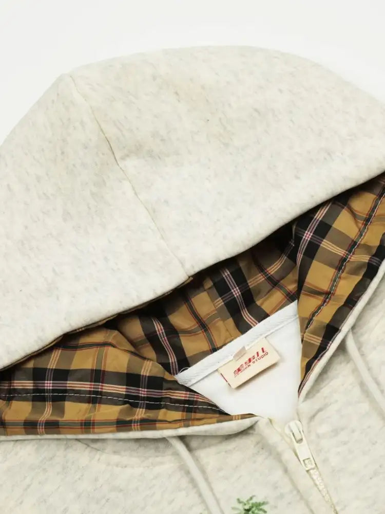 Men’s Drawstring Zip Up Hoodie