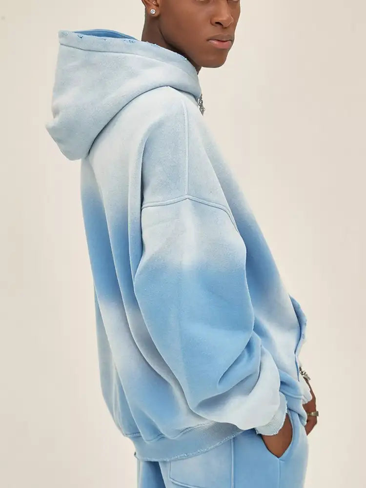 Men’s Dropped Shoulder Long Sleeve Hoodie