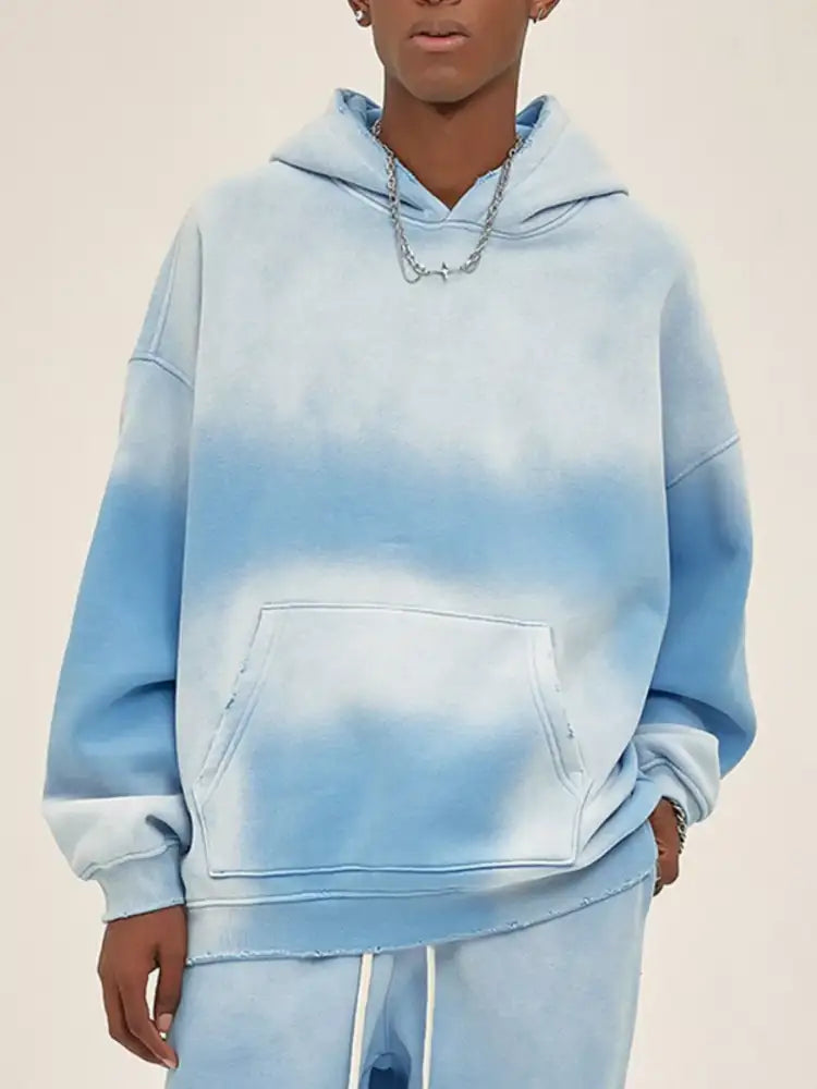 Men’s Dropped Shoulder Long Sleeve Hoodie