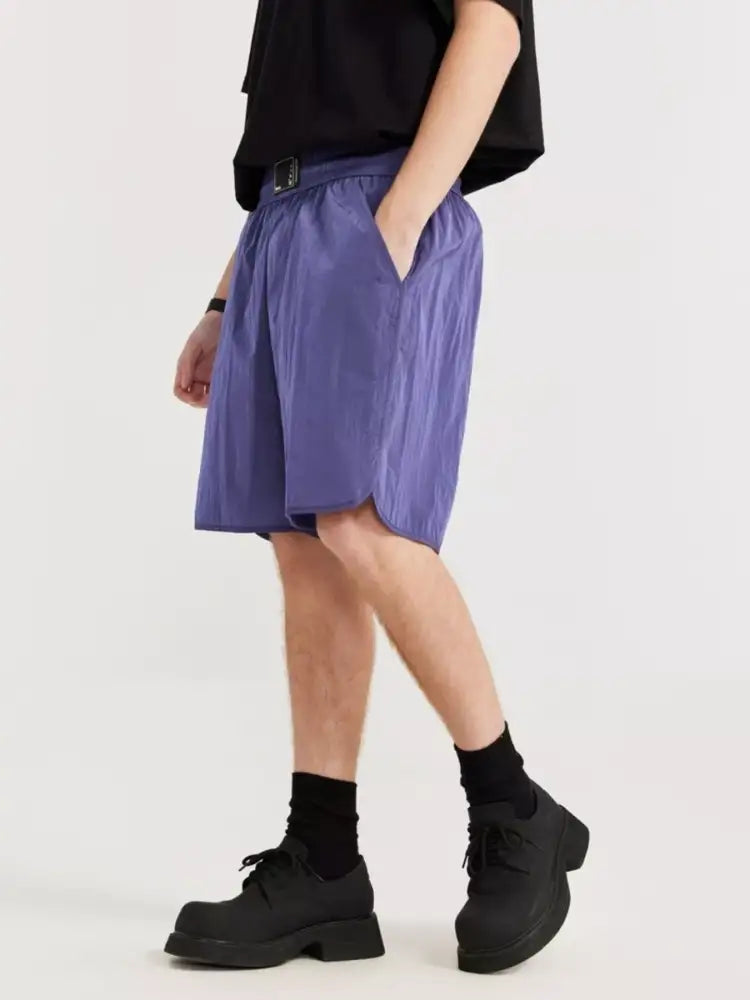 Men’s Elastic Waist Relaxed Fit Shorts