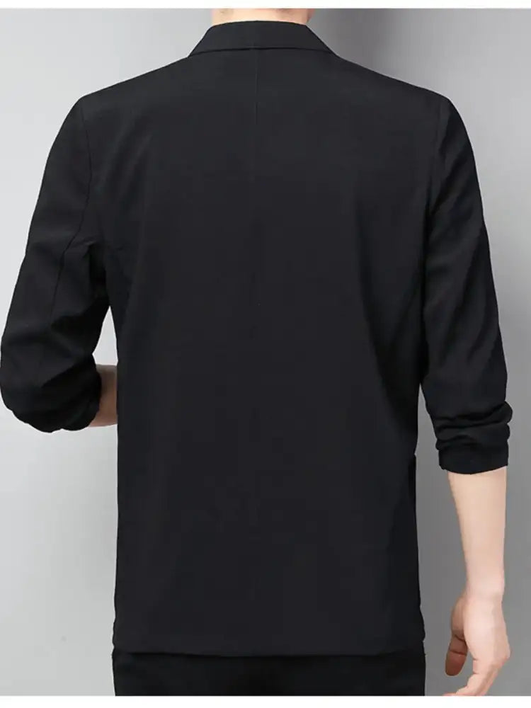 Men’s Full Size Button Up Long Sleeve Blazer Plus