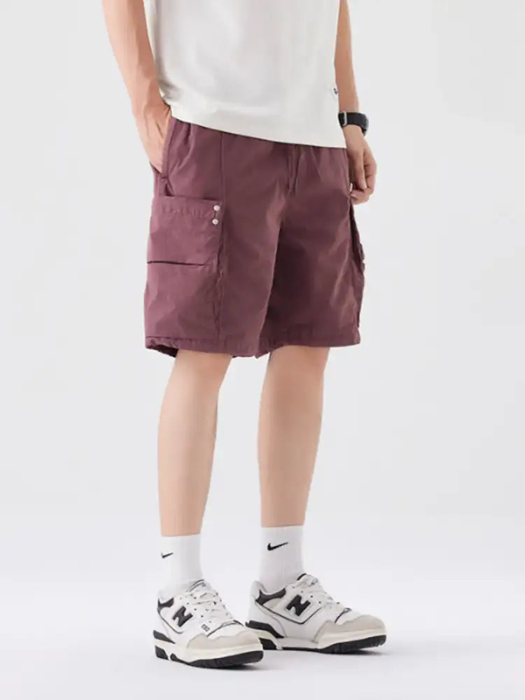 Men’s Full Size Casual Cargo Shorts Plus