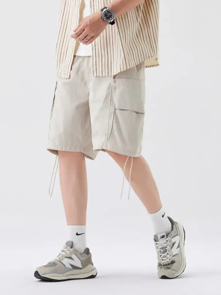 Men’s Full Size Casual Cargo Shorts Plus