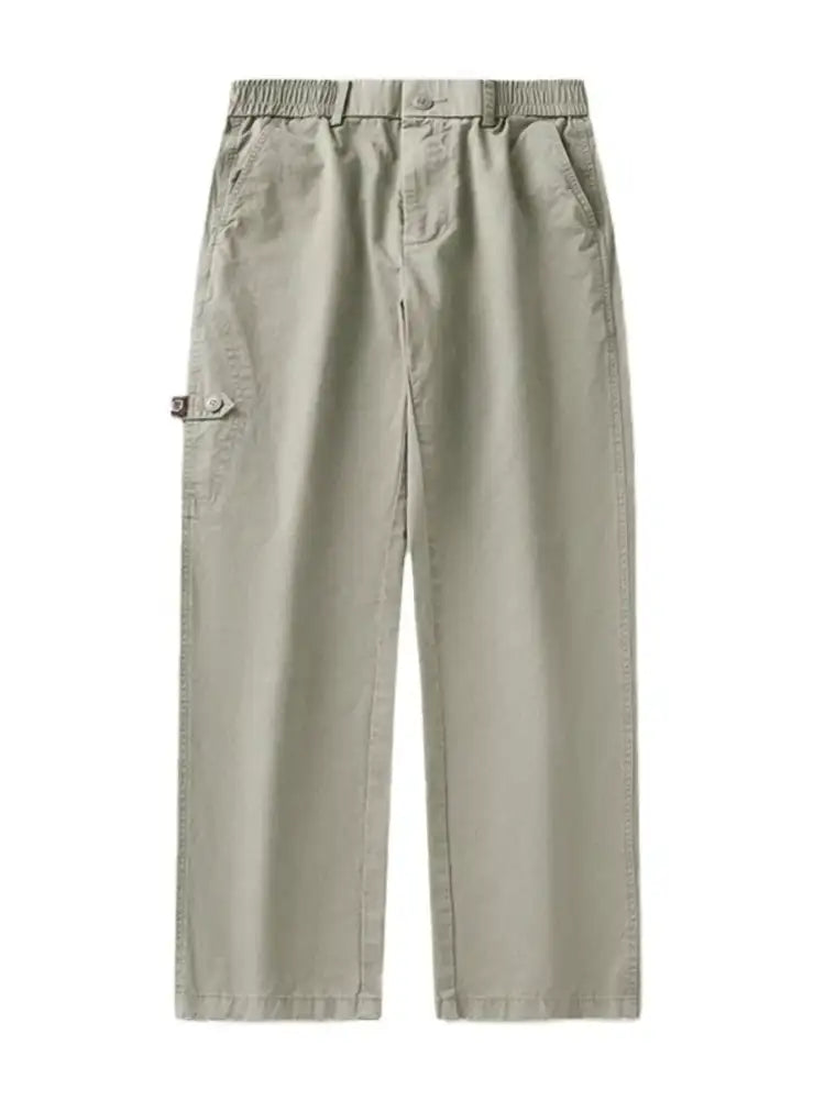 Men’s Full Size Casual Loose Fit Straight Leg Pants Plus