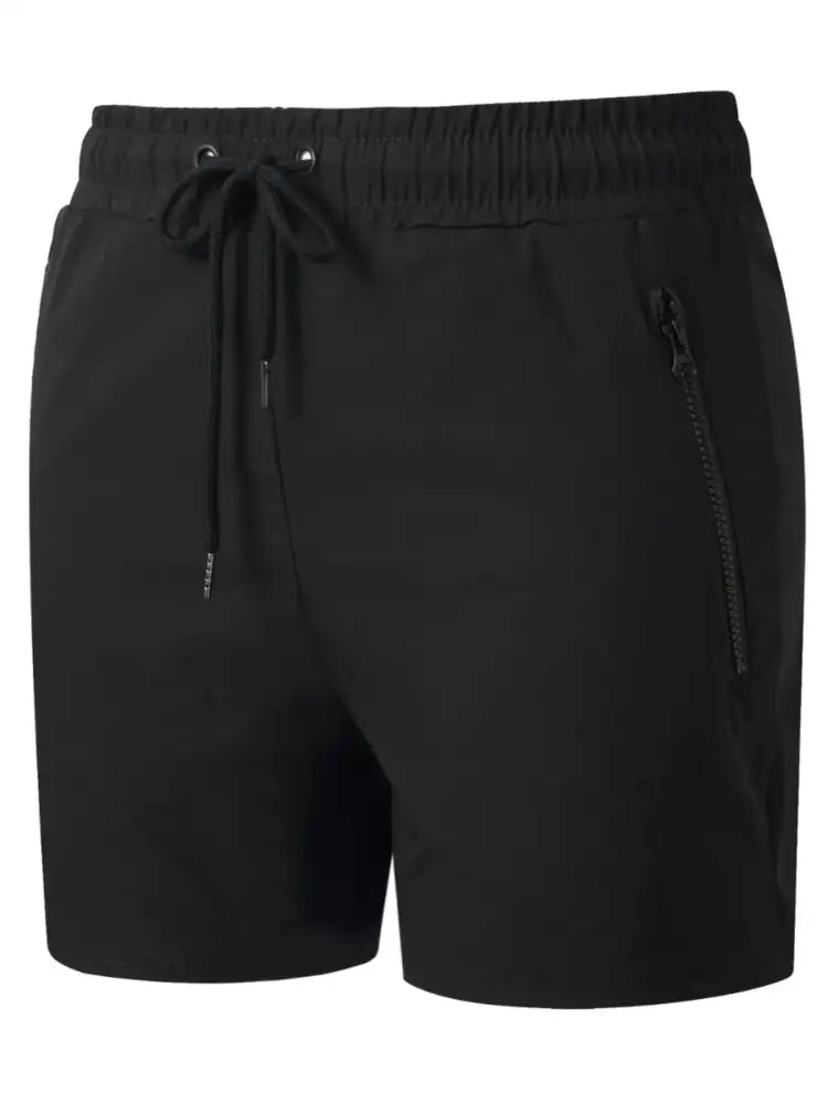 Men’s Full Size Drawstring Active Shorts with Pockets Plus