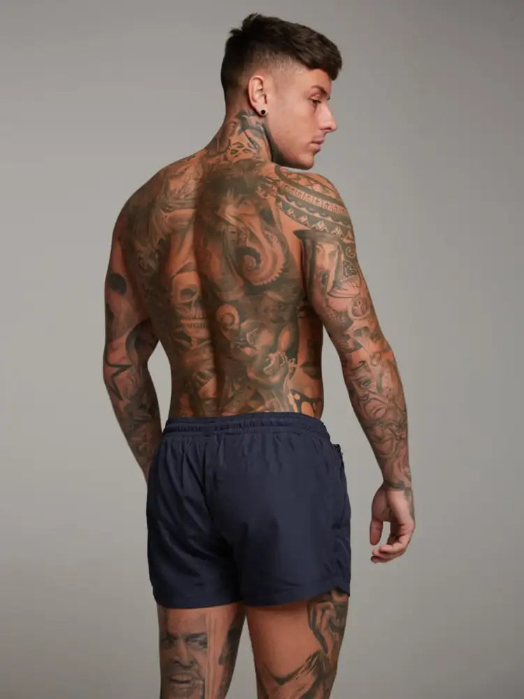 Men’s Full Size Drawstring Active Shorts with Pockets Plus