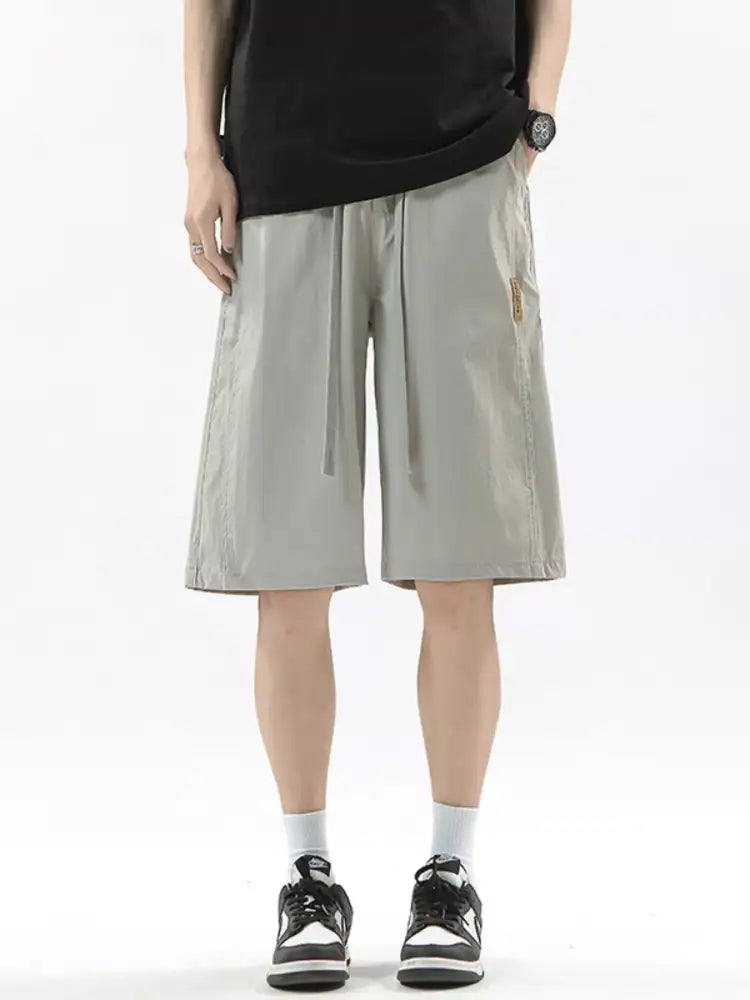 Men’s Full Size Drawstring Casual Loose-Fit Pants Plus