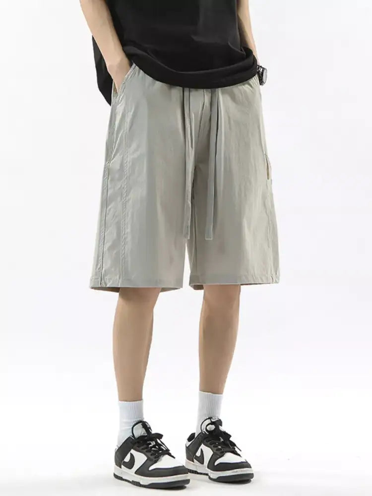 Men’s Full Size Drawstring Casual Loose-Fit Pants Plus