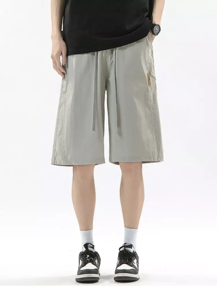 Men’s Full Size Drawstring Casual Loose-Fit Pants Plus