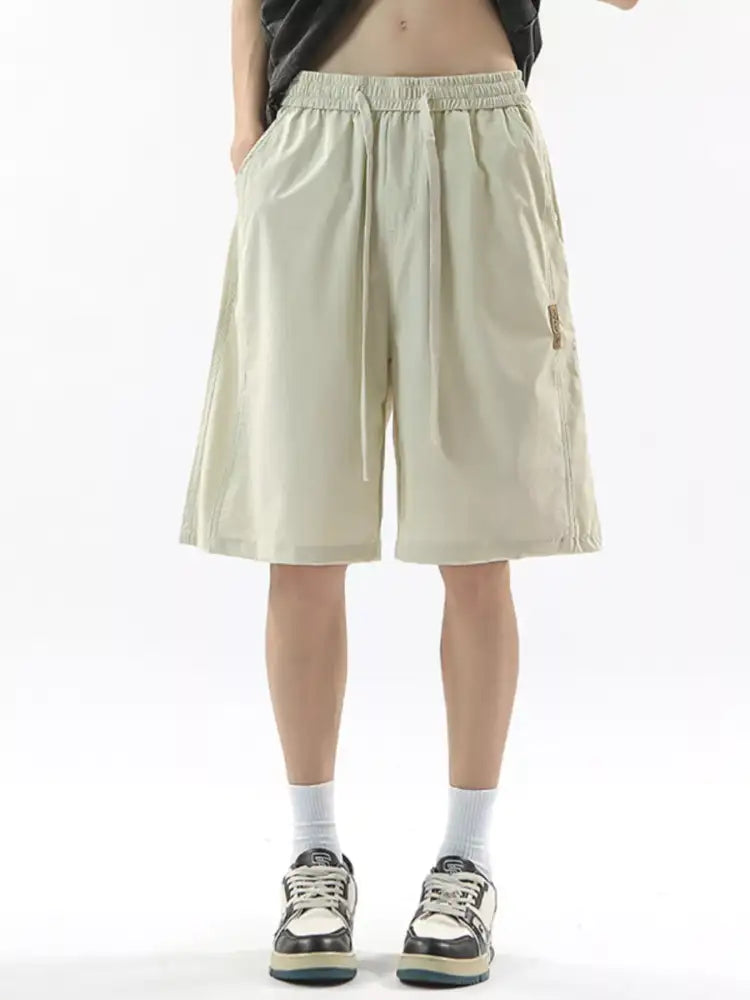 Men’s Full Size Drawstring Casual Loose-Fit Pants Plus