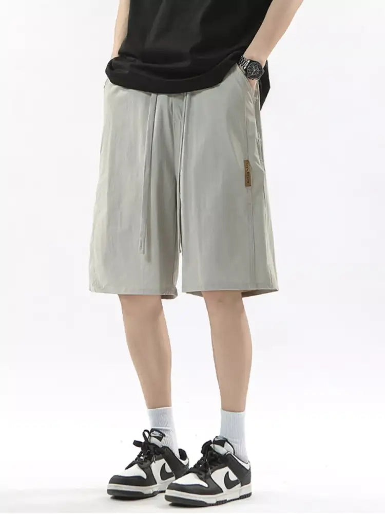 Men’s Full Size Drawstring Casual Loose-Fit Pants Plus