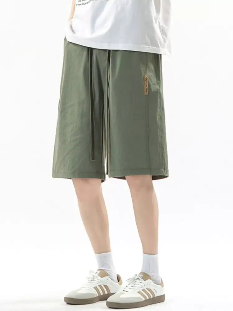 Men’s Full Size Drawstring Casual Loose-Fit Pants Plus