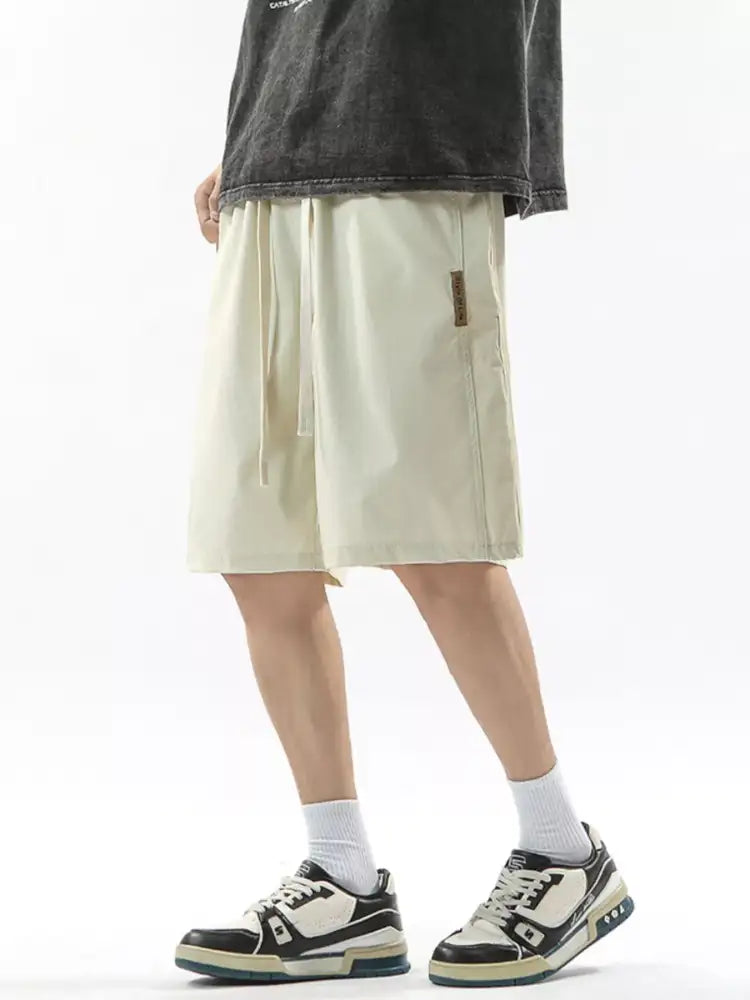 Men’s Full Size Drawstring Casual Loose-Fit Pants Plus