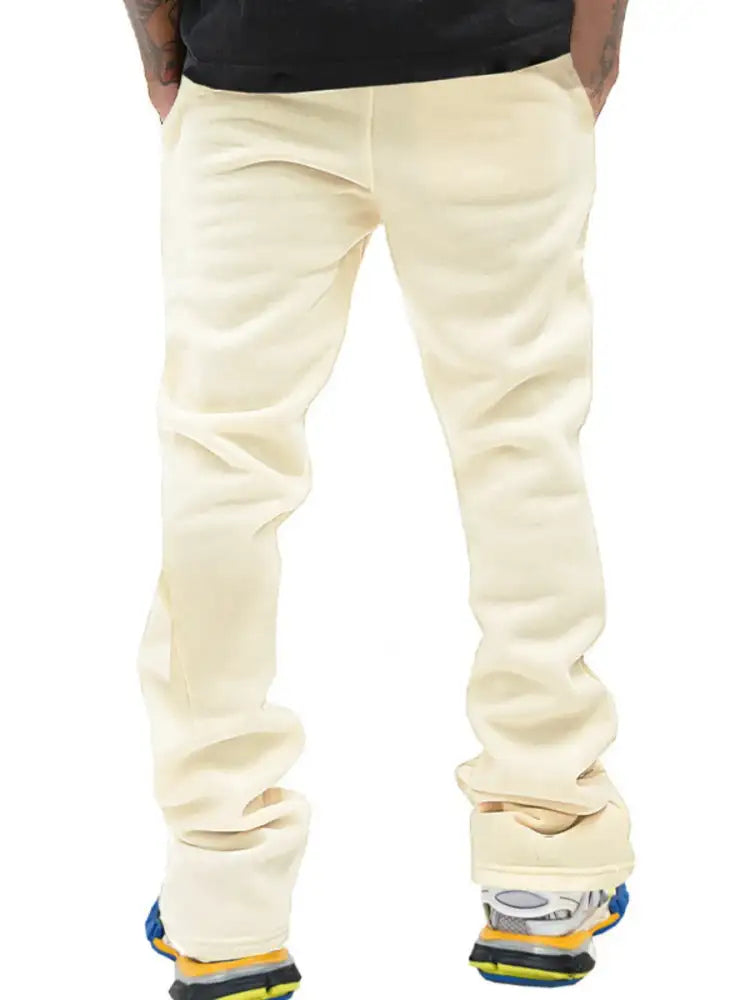 Men’s Full Size Drawstring Casual Pants Plus