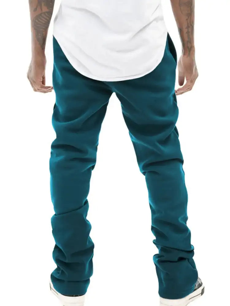 Men’s Full Size Drawstring Casual Pants Plus