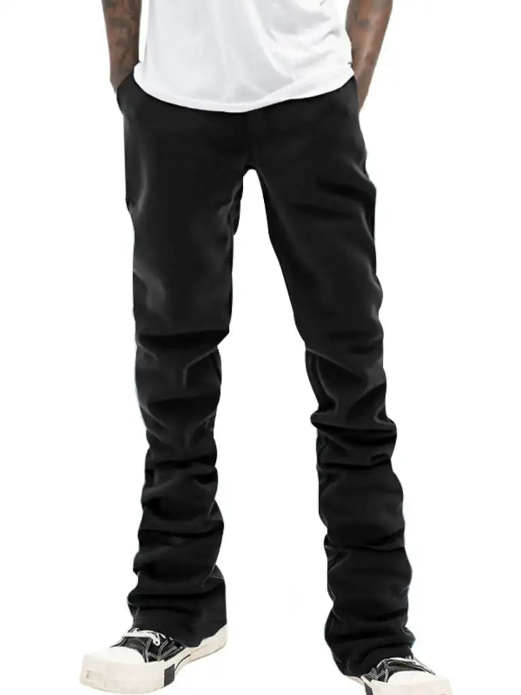 Men’s Full Size Drawstring Casual Pants Plus